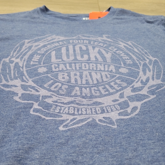 Lucky Brand Indigo Graphic Tee - Picture 4 of 6